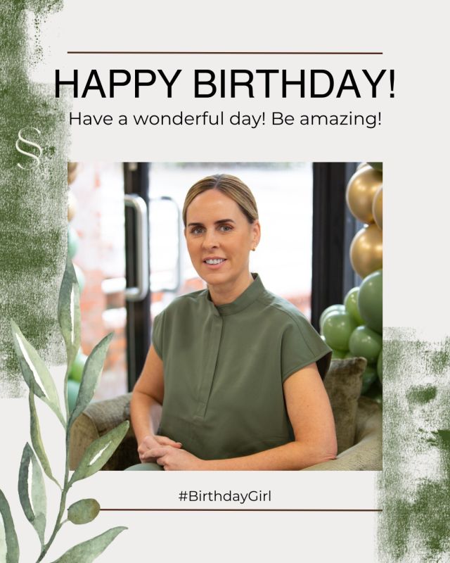 🎉 Happy Birthday, Kate! 🎉

Today we’re celebrating our amazing salon manager, Kate, who has been an essential part of Serenity Skin Clinic since 2001! 💖

Kate’s the heartbeat of Serenity, managing everything from customer service to staff scheduling, inventory, and training. She ensures our salon runs smoothly every single day!

Join us in wishing Kate a very happy birthday and thanking her for all she does to keep Serenity glowing! 🎂💐

#HappyBirthdayKate #SerenitySkinClinic #SalonManager #DermaWellBeingRitual #ThankYouKate #IrishHeart #BeautyExpert