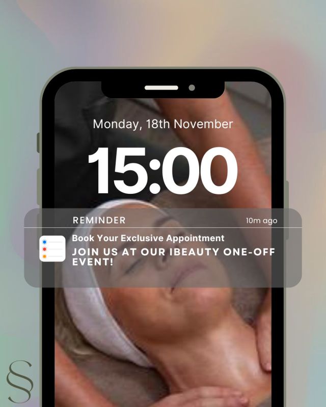 ✨ Transform Your Skin at Our Exclusive Thalgo iBeauty Day! ✨

Join us on Thursday, 28th November, 10am–4pm, for a luxurious day of personalised skincare with Rachel from Thalgo! 💆‍♀️💙

Here’s what your 45-minute session includes:

✨ Personalised skin consultation tailored to your needs
✨ iBeauty facial using ultrasound & radiofrequency to target your concerns
✨ Expert homecare advice for radiant results
✨ A luxury goodie bag to take home

💷 £50 booking fee, fully redeemable against 2 Thalgo purchases!

📞 Spaces are limited, so call us on 01625 877875 or fill out our booking form to secure your slot.

🌟 Don’t miss this exclusive opportunity to treat yourself and transform your skin! 🌟

#ThalgoiBeauty #SerenitySkinClinic #FacialGoals #SkincareEvent #GlowUp #SkincareExperts #LuxuryFacial #SelfCareRoutine